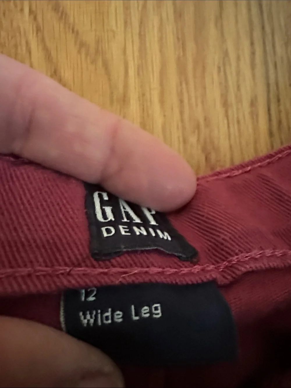 GAP Kids Wide-Leg Jeans in Deep Berry